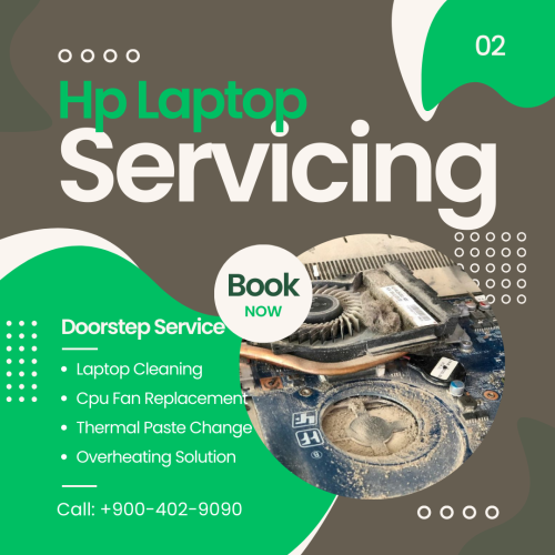 HP laptop cleaning service in malad